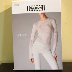 WOLFORD Net Lace Pullover